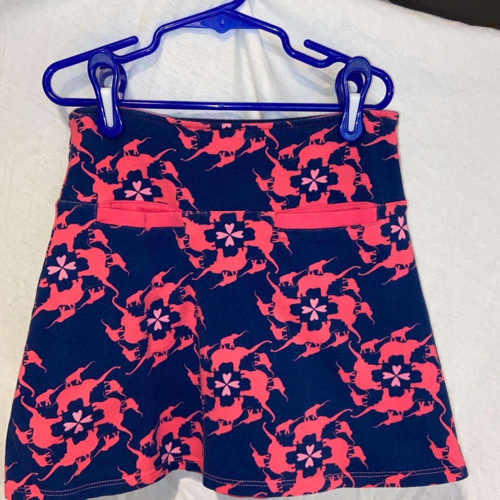 Girls Skort - Size 8 pink and blue - reversible